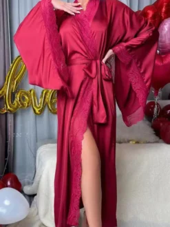 Lingerie de mariée pyjamas robes de chambre nuisettes blanches à lacets nuisettes d'intérieur