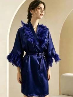 Lingerie de mariée pyjamas robes de chambre nuisettes blanches à lacets nuisettes d'intérieur