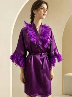 Lingerie de mariée pyjamas robes de chambre nuisettes blanches à lacets nuisettes d'intérieur