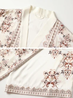 Lingerie de mariée pyjamas robes de chambre nuisettes imprimées abricot à lacets nuisettes d'intérieur