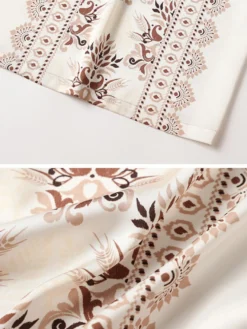 Lingerie de mariée pyjamas robes de chambre nuisettes imprimées abricot à lacets nuisettes d'intérieur