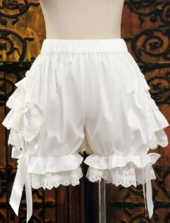 Lolita shorts volants dentelle 2026 Nœuds Déguisements