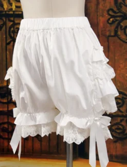 Lolita shorts volants dentelle 2026 Nœuds Déguisements