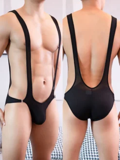 Maillot de Corps Homme Sexy Polyester