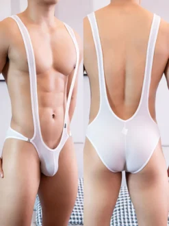 Maillot de Corps Homme Sexy Polyester