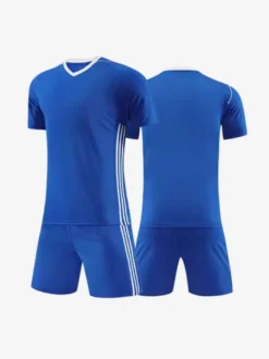 Maillot de football adulte col en V manches courtes patchwork personnalisé équipe de football entraînement vêtements de sport