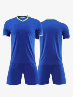Maillot de football adulte à manches courtes personnalisé uniforme d'équipe de football vêtements de sport d'entraînement