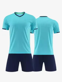 Maillot de football adulte à manches courtes personnalisé uniforme d'équipe de football vêtements de sport d'entraînement