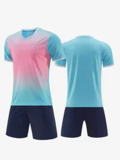 Maillot de football personnalisé à manches courtes pour hommes avec imprimé tie-dye