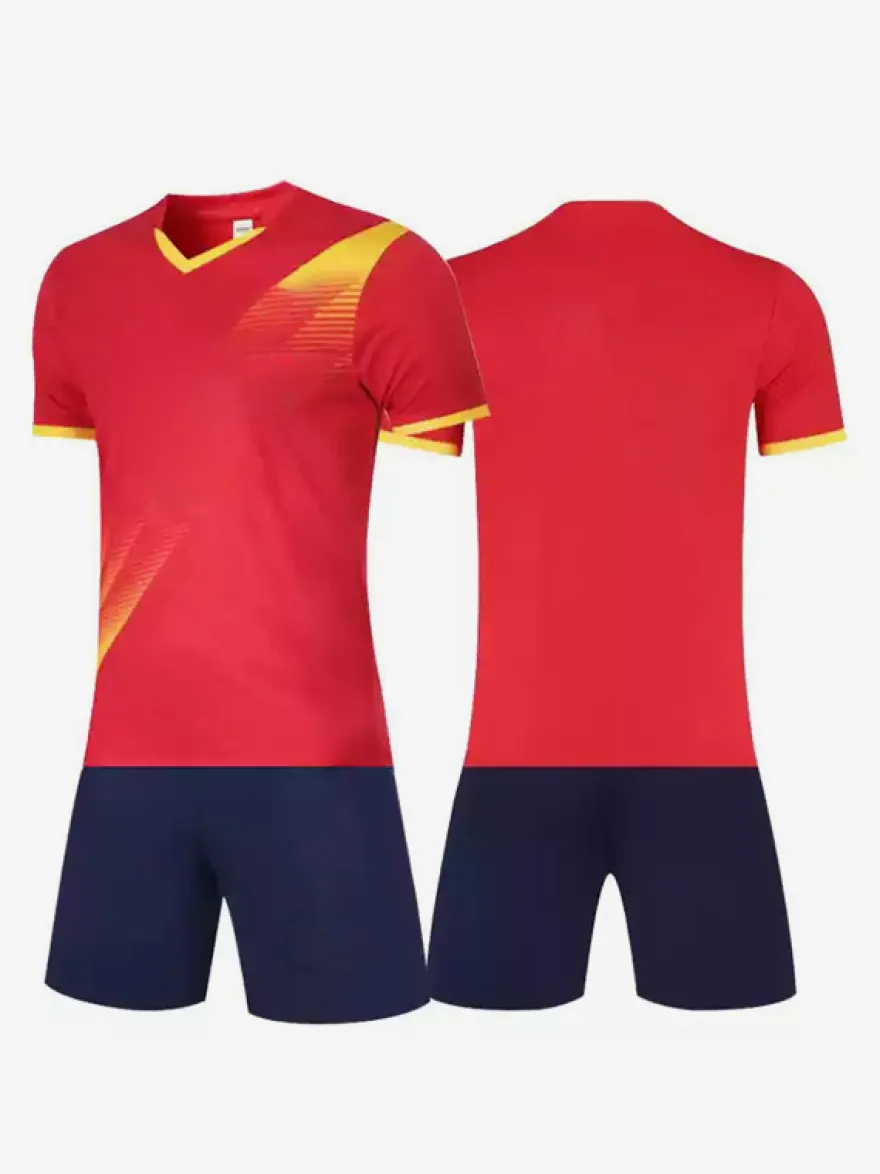 Maillot de football personnalisé à manches courtes pour homme