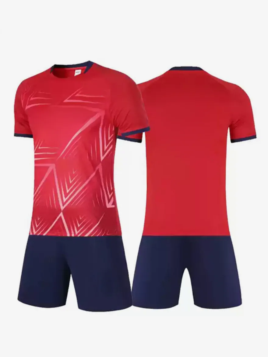 Maillot de football personnalisé pour hommes vêtements de sport décontractés à manches courtes