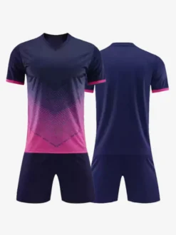 Maillot de football personnalisé Tie Dye pour hommes col rond manches courtes vêtements de sport