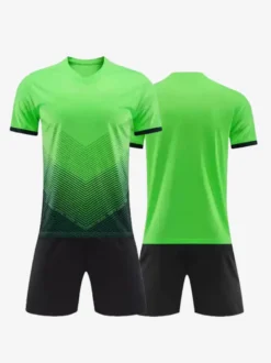 Maillot de football personnalisé Tie Dye pour hommes col rond manches courtes vêtements de sport