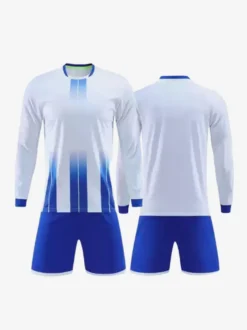 Maillot de football personnalisé à manches longues pour hommes teinture par nouage vêtements de sport