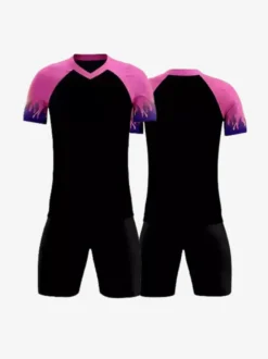 Maillot de football personnalisé à manches courtes et col en V imprimé pour homme