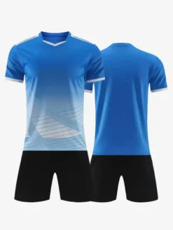 Maillot de football personnalisé pour hommes col en V manches courtes vêtements de sport