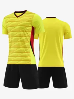 Maillot de football personnalisé pour adulte col en V uniforme d'équipe de football vêtements de sport d'entraînement