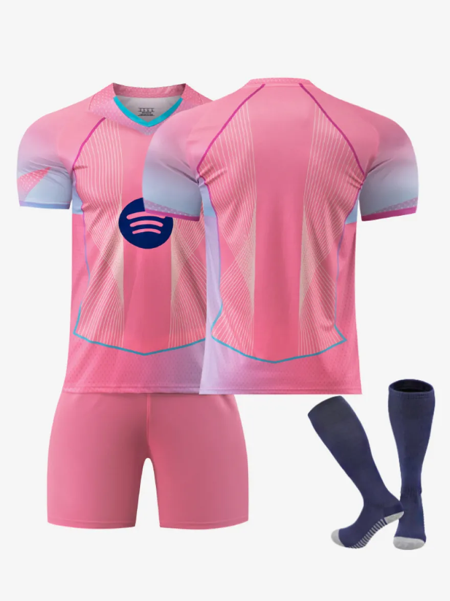 Maillot de football rose personnalisé de la Ligue des champions édition spéciale 25/26 du Football Club