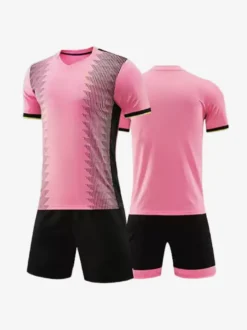 Maillot de football unisexe à col en V et manches courtes en patchwork personnalisé pour équipe de football