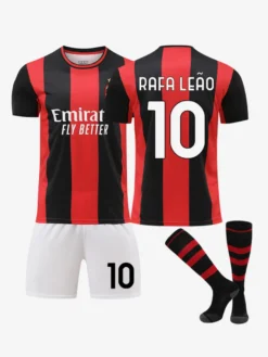 Maillot domicile AC Milan 26/27 MODRIC 14 G.RAMOS 9 ensemble 3 pièces pour adultes et enfants