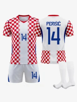 Maillot domicile de l'équipe de Croatie 2026 à damier 3 pièces