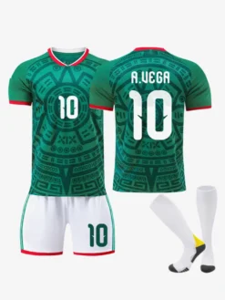 Maillot domicile de l'équipe nationale 2026 numéro 9 Raúl manches courtes vêtements de sport pour adultes et enfants