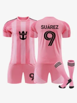 Maillot domicile du club de football 25/26 n° 9 ensemble de football 3 pièces pour adultes et enfants