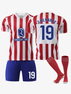 Maillot domicile du club de football 25/26 n° 7 Griezmann n° 19 uniforme de football pour adultes et enfants