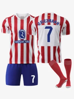 Maillot domicile du club de football 25/26 n° 7 Griezmann n° 19 uniforme de football pour adultes et enfants