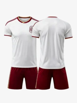 Maillot domicile et extérieur personnalisé à manches courtes de l'équipe d'Espagne 2026 à deux étoiles
