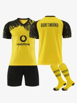 Maillot domicile personnalisé 25/26 du club de football ensemble 3 pièces pour adultes et enfants
