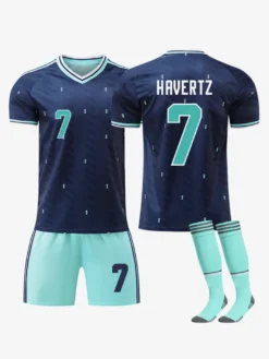 Maillot extérieur de l'Allemagne 2026 n° 17 Wirtz et n° 10 Musiala ensemble 3 pièces pour adultes et enfants