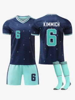 Maillot extérieur de l'Allemagne 2026 n° 17 Wirtz et n° 10 Musiala ensemble 3 pièces pour adultes et enfants