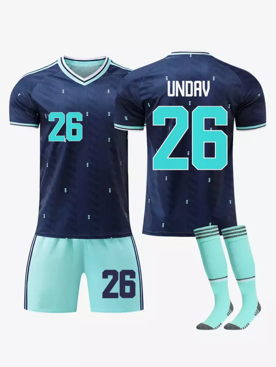 Maillot extérieur de l'Allemagne 2026 n° 17 Wirtz et n° 10 Musiala ensemble 3 pièces pour adultes et enfants