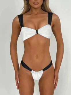 Maillots de bain bikini léopard pour femmes maillots de bain d'été pour la plage