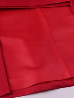 Manteau en polyester à manches longues et boutons élégants vintage rouge pour homme Bourgogne