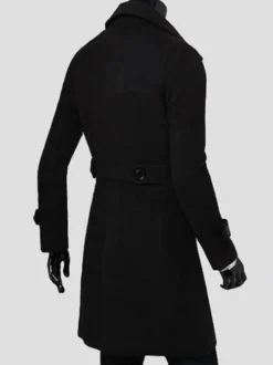 Manteaux Costume pour hommes Double boutonnage Col rabattu Chic Gris Beau
