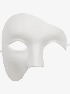 Masque De Carnaval Noir Pour Adultes Accessoires De Costumes Cosplay De Mascarade En Plastique Vintage Déguisement