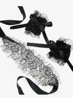 Masque de mascarade en dentelle pour femmes couvre-chef pour les yeux et les cils