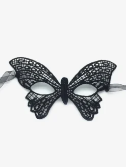 Masques De Mascarade En Dentelle Gris Foncé Pour Femme Bande Des Yeux