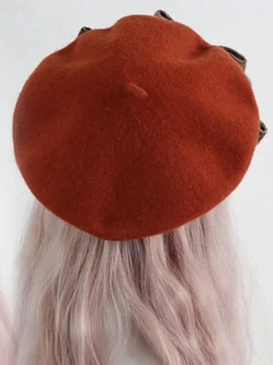 Mignonne Lolita Chapeau Accessoire Plaid Polyester Lolita