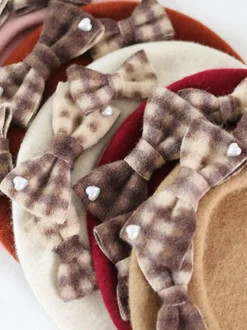 Mignonne Lolita Chapeau Accessoire Plaid Polyester Lolita