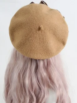 Mignonne Lolita Chapeau Accessoire Plaid Polyester Lolita