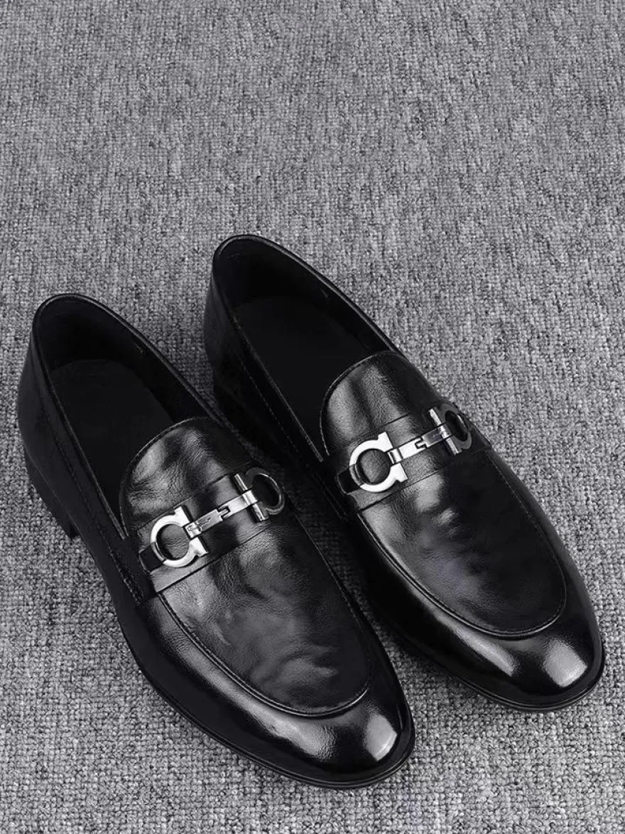 Mocassins à enfiler pour homme chaussures décontractées en cuir