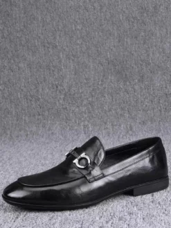 Mocassins à enfiler pour homme chaussures décontractées en cuir