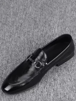 Mocassins à enfiler pour homme chaussures décontractées en cuir