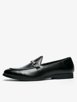 Mocassins pour hommes chaussures décontractées respirantes à bout pointu en cuir