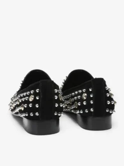 Mocassins à rivets pour hommes chaussures en cuir à enfiler à pointes pour bal de promo mariage