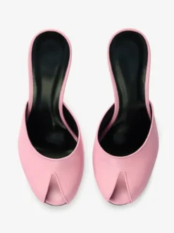 Mules à talons hauts pour femmes escarpins à bout ouvert et talon aiguille sans talon