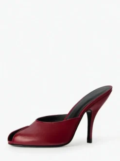 Mules à talons hauts pour femmes escarpins à bout ouvert et talon aiguille sans talon